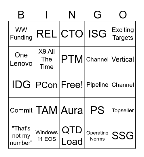 FY26 Campaign Bingo! Bingo Card