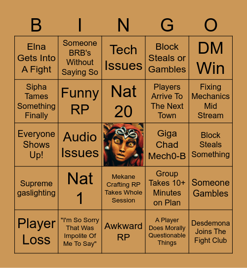 Draconic Codex Intrepid Skies Bingo Card