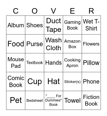 Wearing Only... Bingo Card