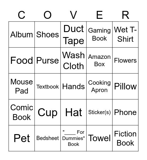 Wearing Only... Bingo Card