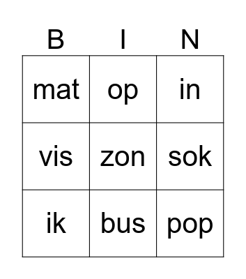 Leesbingo Aylin Bingo Card