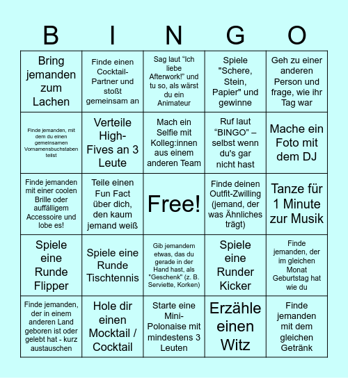 Bingo Bash Bingo Card