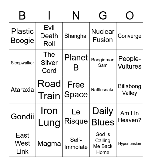 bulgaria n3 Bingo Card