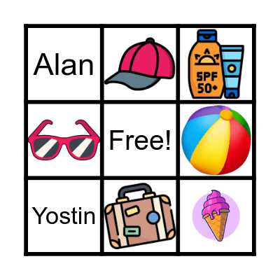 VERANO Bingo Card