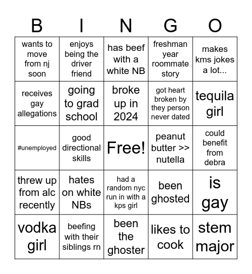 costchoes bingo Card