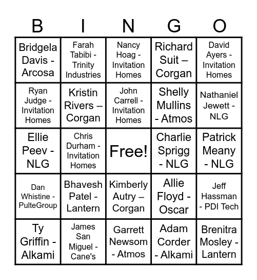 June Sales BINGO - Lil' Ray Bingo Card