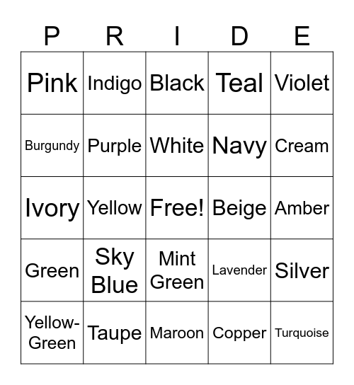JUNE TOWN HALL Bingo Card