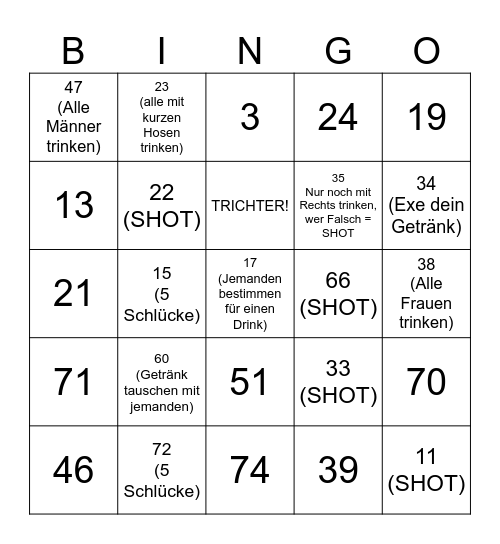 Electric Love Bingo Card