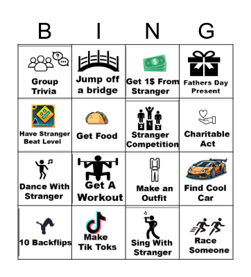 DOWNTOWN BINGO Card