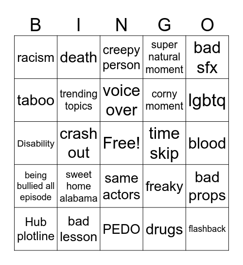 Tommorows teachings Bingo Card