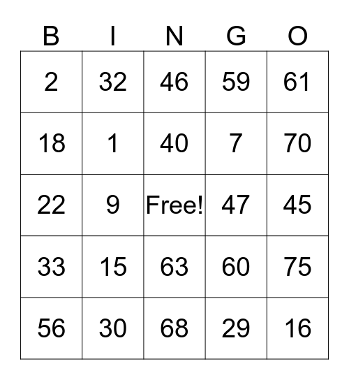 Best Bud Bingo Bingo Card