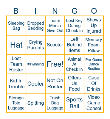 CES Check in Bingo Card