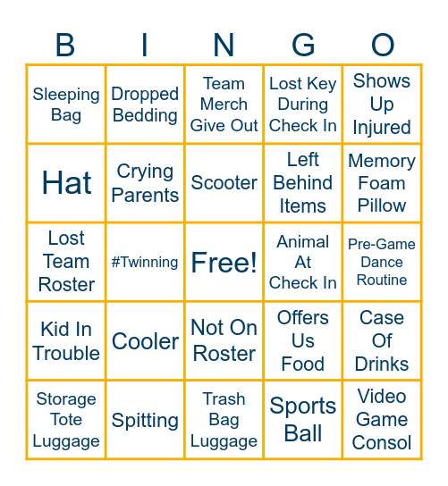 CES Check in Bingo Card
