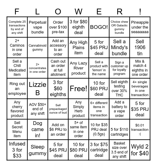 Beango week threeeeee Bingo Card
