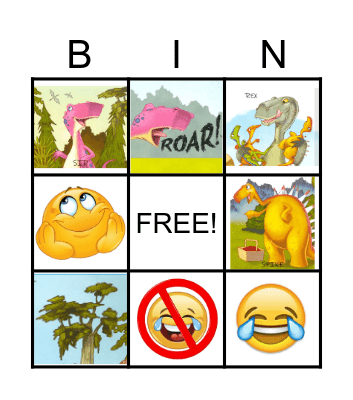 Dino Bingo Card