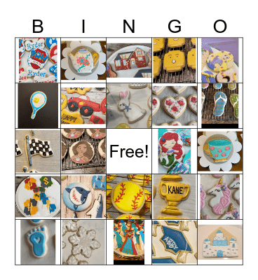 COOKIE Bingo Card