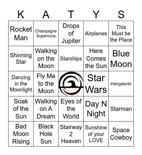 Full Moon Energy Bingo Card