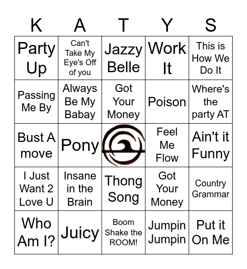 90's Hip Hop N R&B Bingo Card
