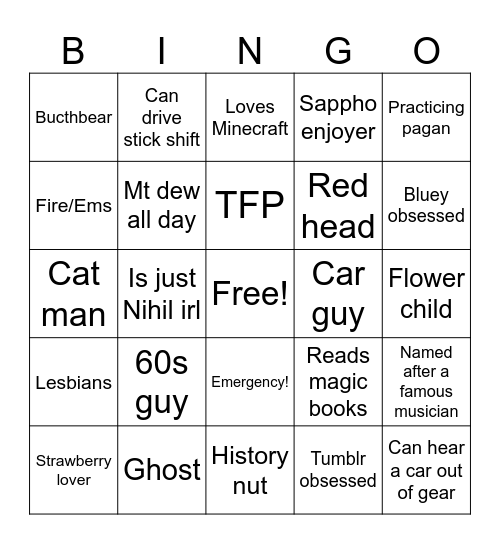 How similar are you to Leslie Bingo Card