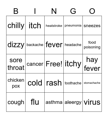 すらすら英単語　３ Bingo Card
