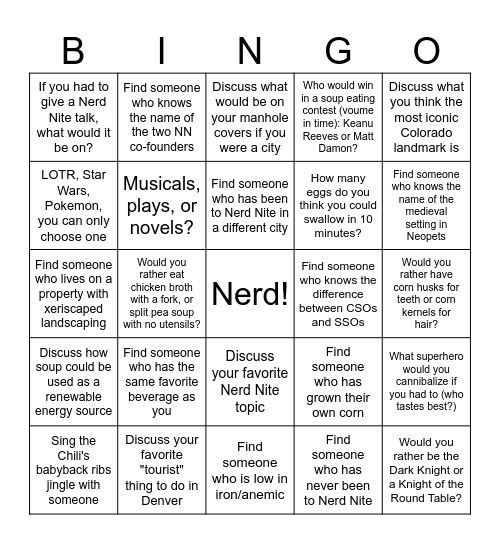 June Social! Bingo Card