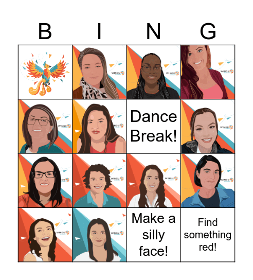 Meet your teachers Virtual Open Day Bingo Card