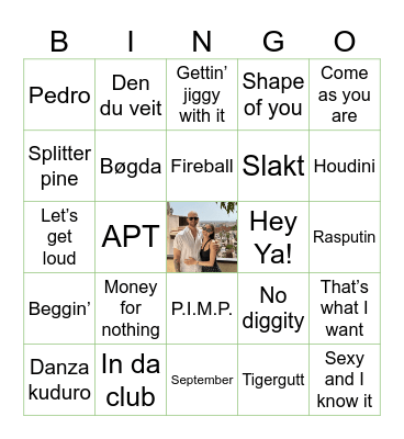 Nin & Andrés B-DAY Bingo Card