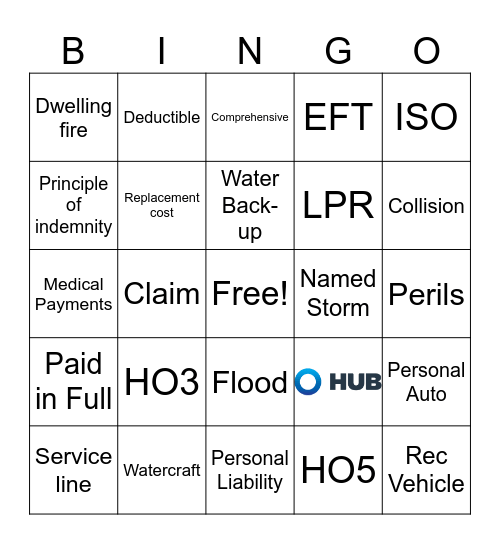 HUB North Superstars Bingo Card