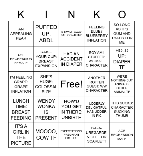 COMMISSION MONTH Bingo Card