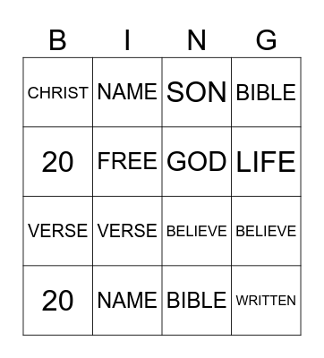 WONDER JUNCTION BINGO Card