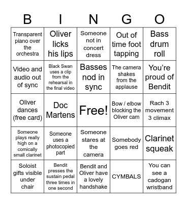 WE LOVE ICSO Bingo Card