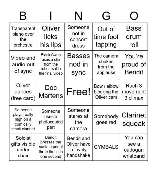 WE LOVE ICSO Bingo Card