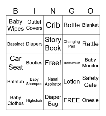 Baby Sanchez Bingo! Bingo Card
