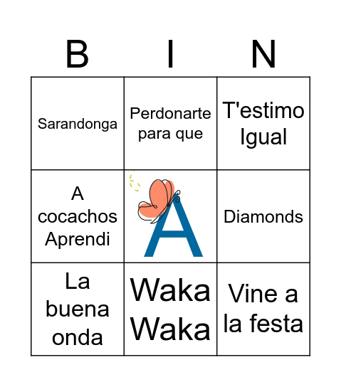 Bingo Encantat Bingo Card