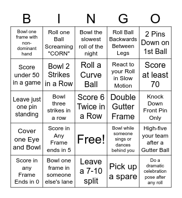SCOULAR BINGO Card