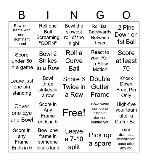 SCOULAR BINGO Card