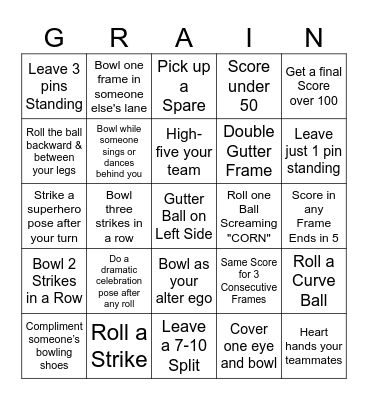 SCOULAR Bingo Card