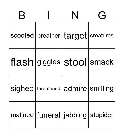 Okey's Song and Best Friends Bingo Card