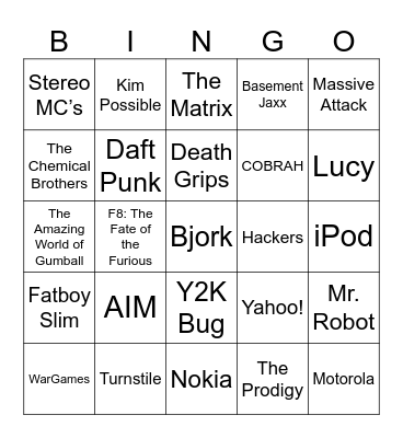 Y2K, Hackers, & Electronic Bingo Card