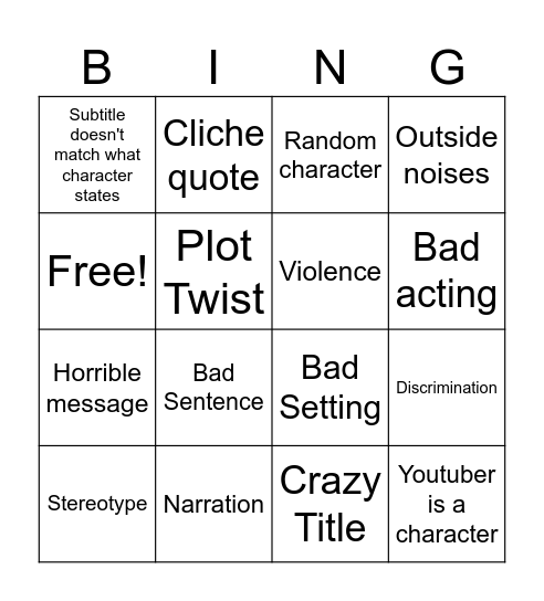 Sameer Bhavnani Bingo Card