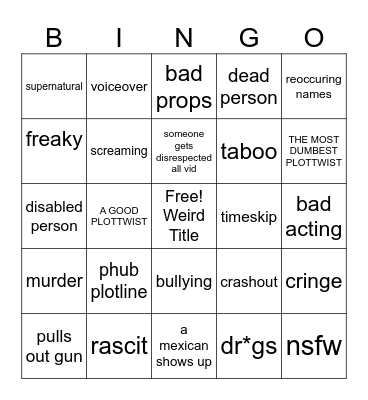 Tw Teachings Bingo Card