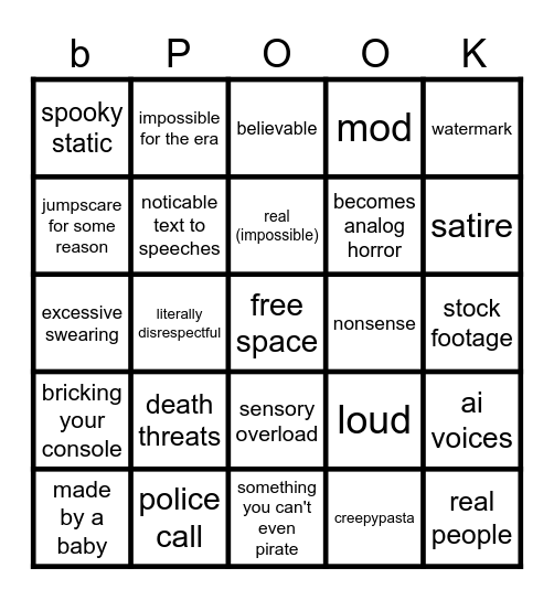 stupid anti piracy on youtube Bingo Card