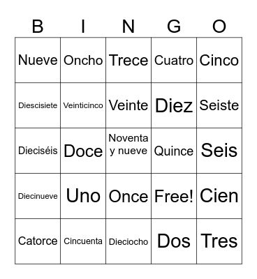Day of the Dead Bingo Card