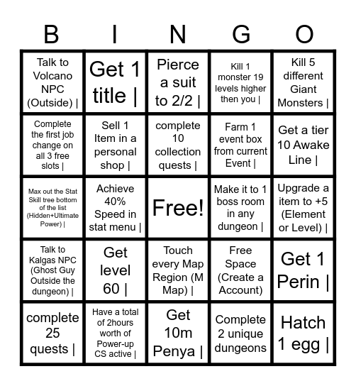 Bingo2 Electric Boogaloo Bingo Card