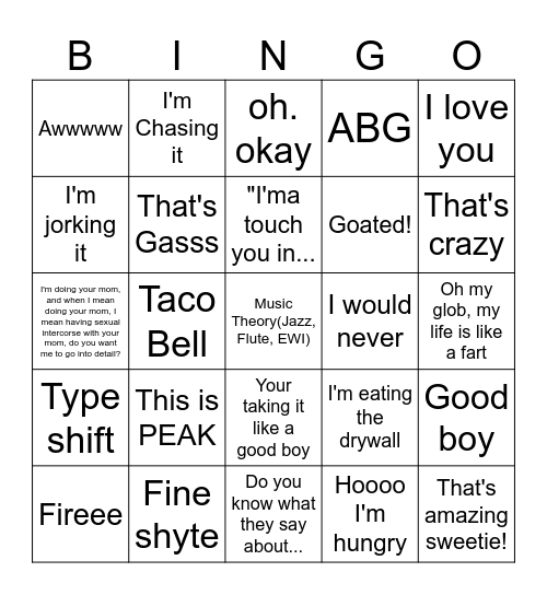 Revilo Bingo Card