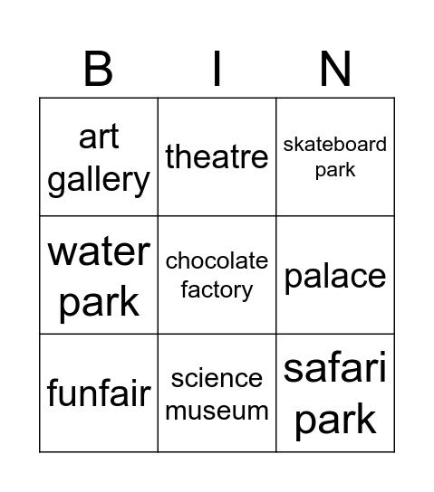 holiday fun gmf 2 unit 9 Bingo Card