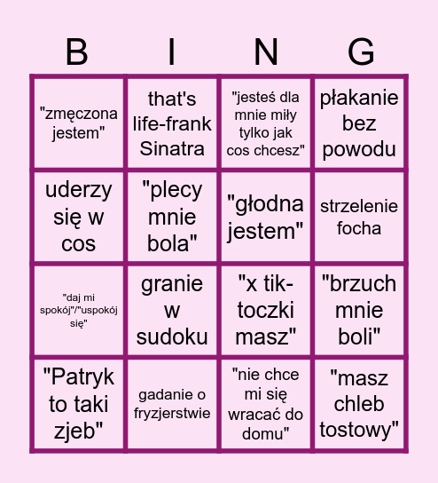 Agregatingo Bingo Card