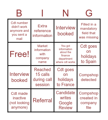Friday 13th Bingo Edition Bingo Card