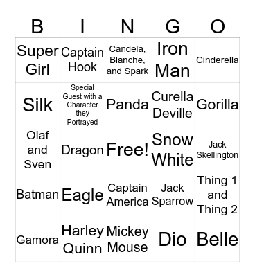 Anime NebrasKon 2016 Bingo Card