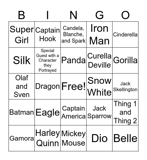 Anime NebrasKon 2016 Bingo Card